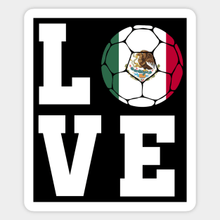 Mexico Football Love Sticker